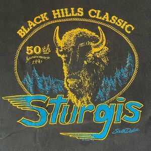 1990 Vintage Sturgis Bike Rally 50th Anniversary Single Stitch Shirt XL Men’s